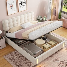 Bett mit Bettkasten, 140 x 190