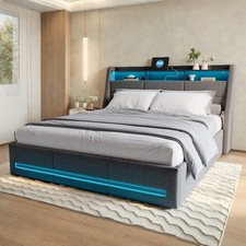 Doppelbett Polsterbett：160 x