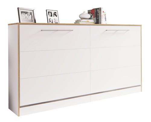 Schrankbett mit lattenrost - schrankbett,