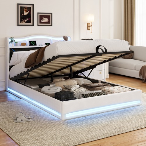 Polsterbett 140x200 led - 140x200,
