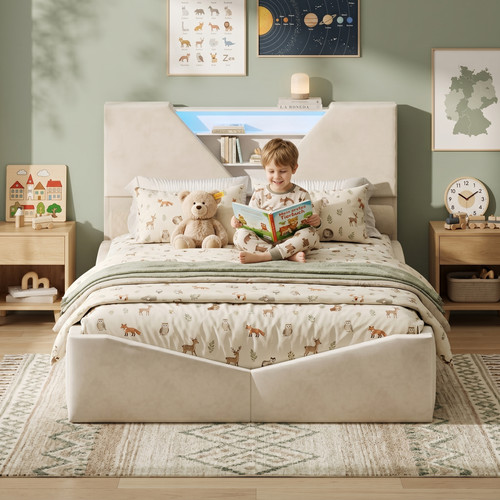 Led boxspringbett 140 200 - x, cm