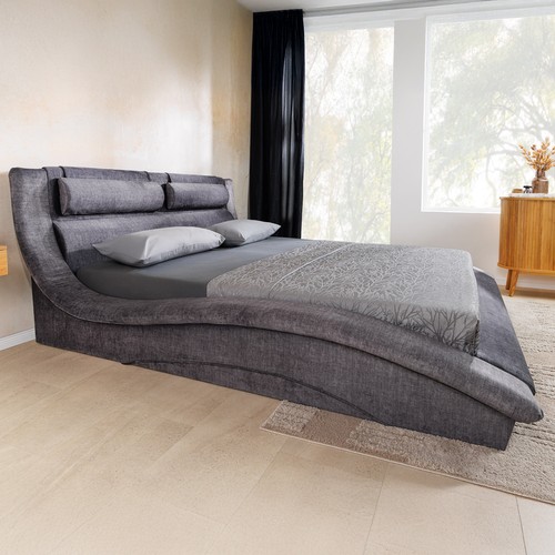 Bett swing 180x200cm grau - 180x200cm,