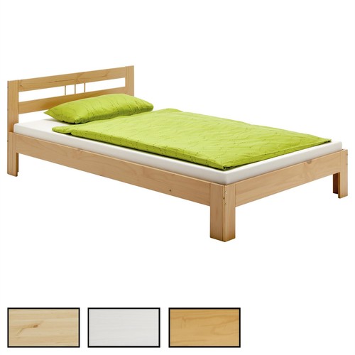 Massivholzbett einzelbett - massivholzbett,