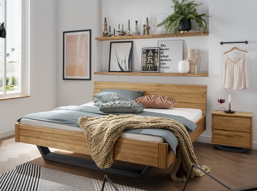 Doppelbett massivholz bett - massivholz,