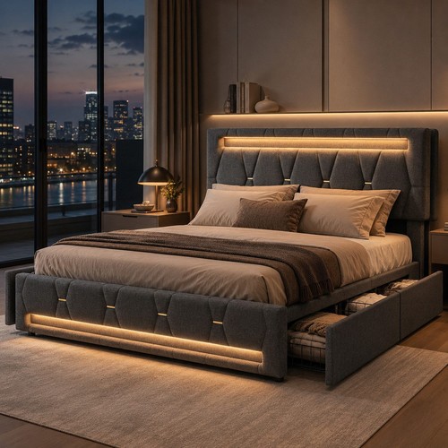 Polsterbett doppelbett 140x200 - polsterbett,