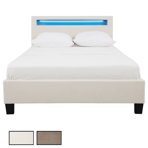 Polsterbett 120x200 mit led - 120x200, cm
