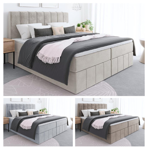 Boxspringbett doppelbett begi - boxspringbett,