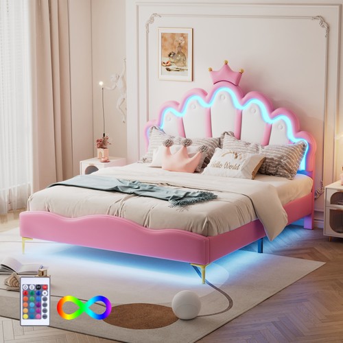 Led bett prinzessinnenbett - led,