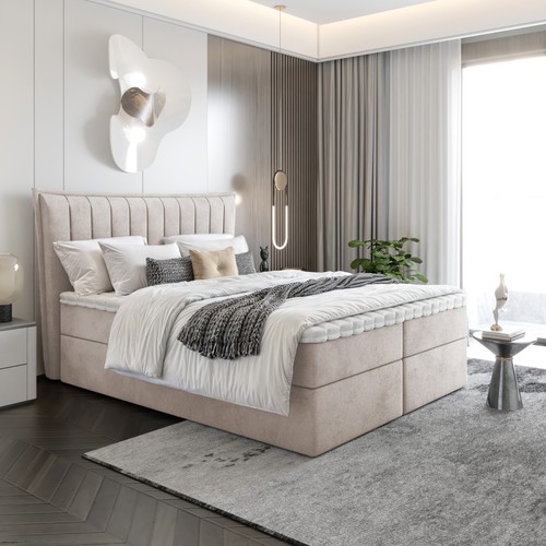 Bett boxspringbett luma - bett, mit