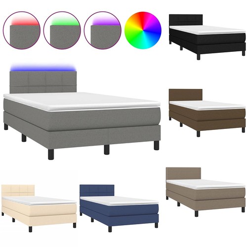 Led boxspringbett mit matratze - boxspringbett,